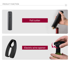 Electric Wine Bottle Opener with Charging Base