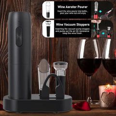 Electric Wine Bottle Opener with Charging Base