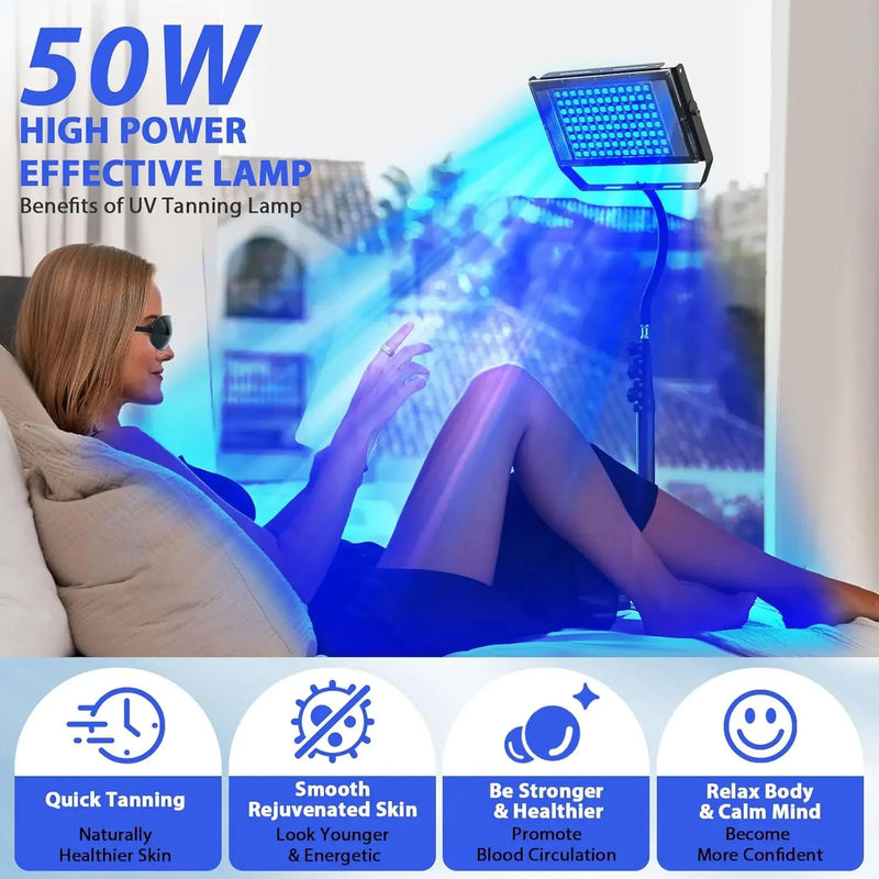 Ultraviolet Tanning Lamp 50W with Tripod