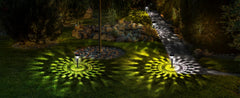 Outdoor Solar Lights with Vibrant Pattern