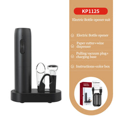 Electric Wine Bottle Opener with Charging Base