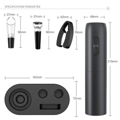 Electric Wine Bottle Opener with Charging Base