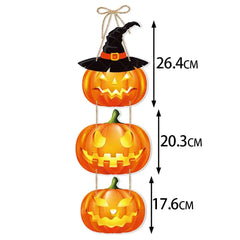 Halloween Party Decors Pumpkin Ghost Bat Door Hanging Pendents