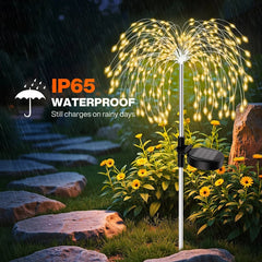 Firework Pathway Decor Outdoor Solar Lights