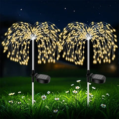 Firework Pathway Decor Outdoor Solar Lights