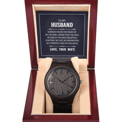 Wooden Watch - To My Husband